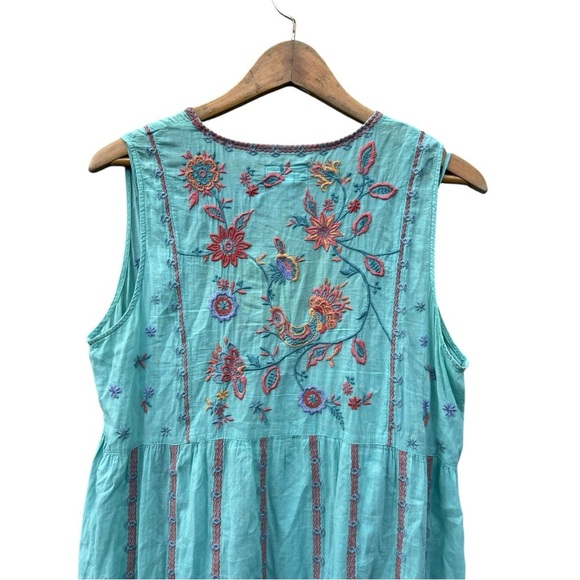 Johnny Was Bereginia Effortless Boho Tank Dress - SZ Medium Retail $290.00 boho - Picture 6 of 9